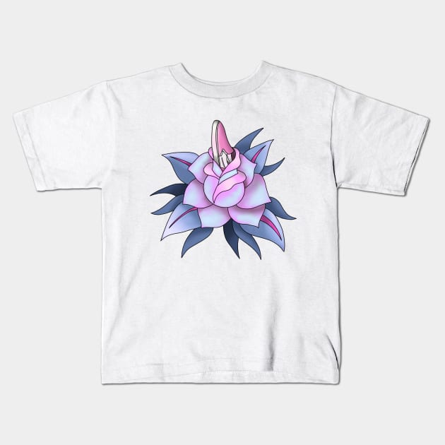 Shoe flower Kids T-Shirt by lizajambalaya